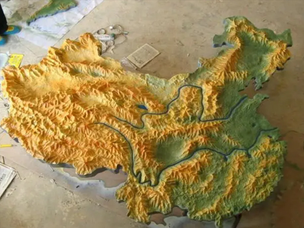 中国地形沙盘制作